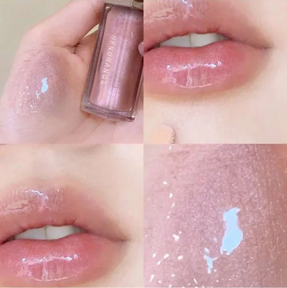 Herorange Glossy Lip Oil Shiny Hydrating Waterproof Gentle Lip Care Daily Essential