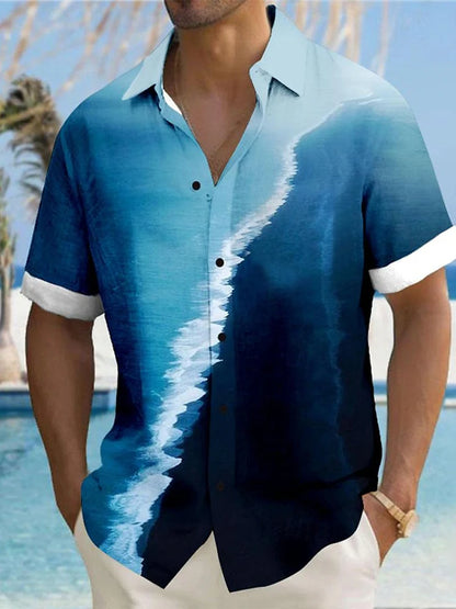 Hawaiian Men's Shirt Summer Outdoor Beach Men's Short-sleeved Shirt Urban Everyday Casual Men's Shirt Street Fashion Men's Shirt