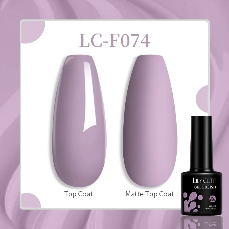Gel Nail Polish - LILYCUTE UV Gel Varnish 7ML | Soak Off, Long Lasting Colors