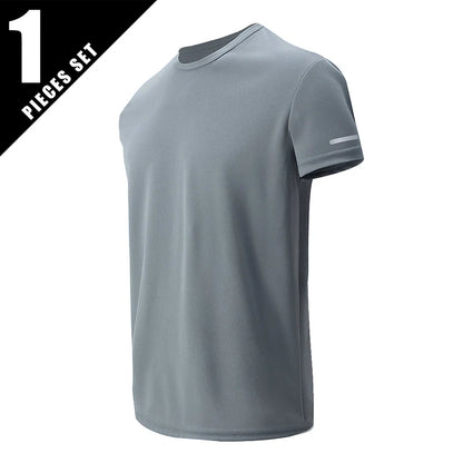 Men's Quick Dry T-Shirt - Four Season Sports Tee | Breathable Polyester, Plus Size