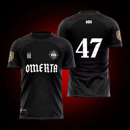 Mens Breathable Jersey Summer Sports Shirt - Lightweight Round Neck T-Shirt