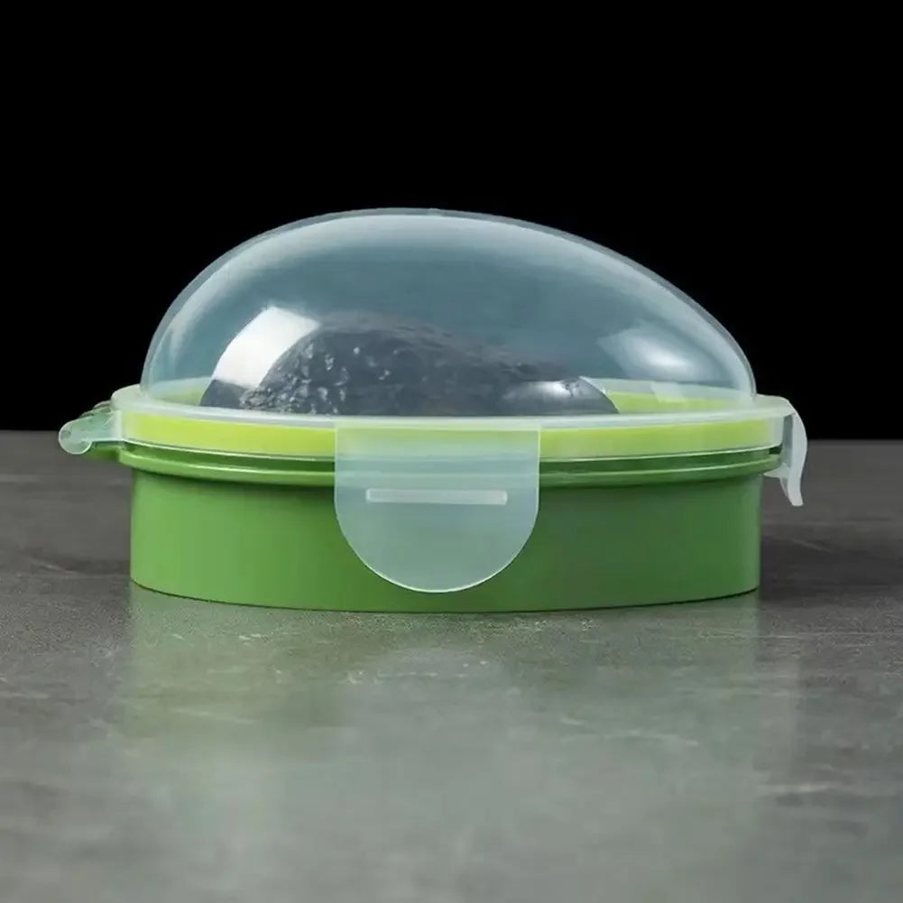 Avocado Storage Container - Snap On Lid Fruit Storage Box | Kitchen Food Crisper Keeper