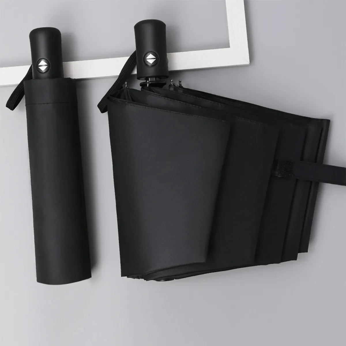 8-Rib Automatic folding Umbrella - Compact, lightweight, durable, UV protection - rain and sun umbrella, automatic sunshade zwq