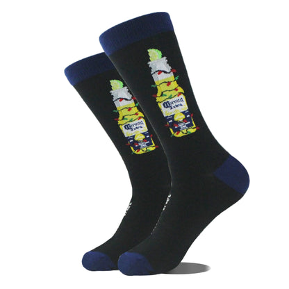 Funny Alien Shark Cotton Socks - Unisex Novelty Crew Socks