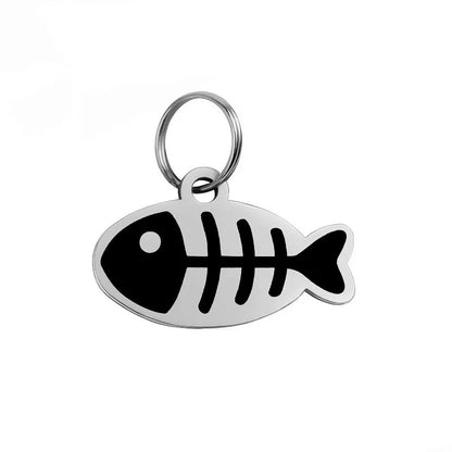 Free Engraved Pet Dog Tag Engraved Puppy Name Anti-Lost Custom Cat Id Tag Fashion Pet Kitten Nameplate Chihuahua Dog Accessories
