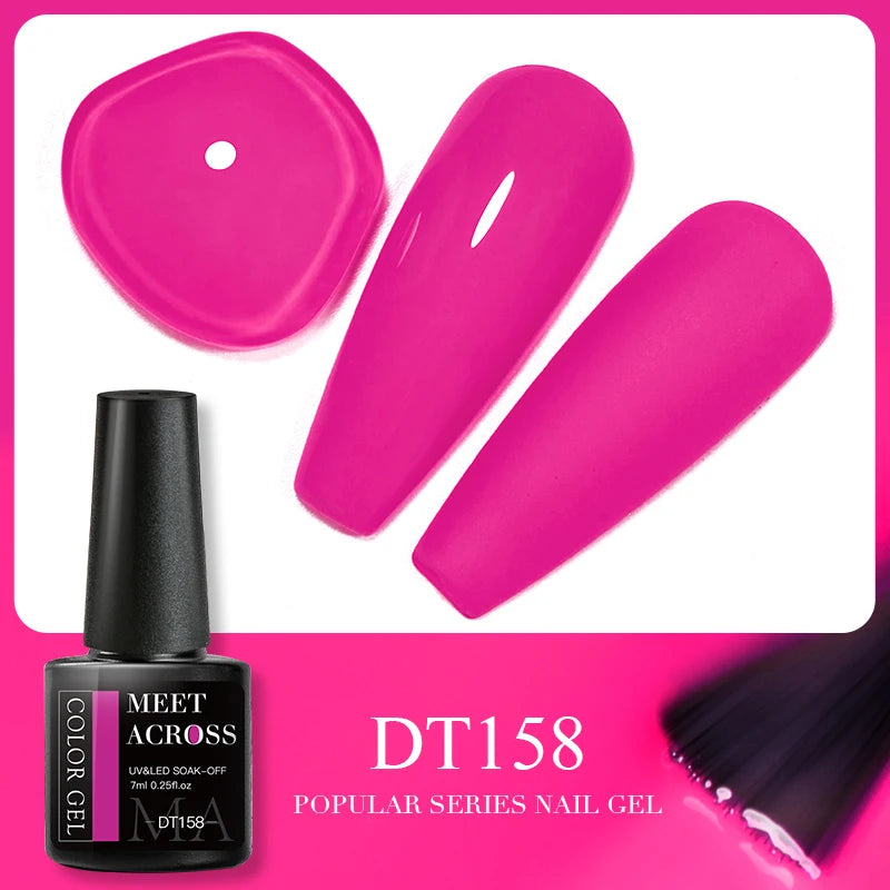 Pink Dried Flower Gel Nail Polish - Natural Flower Fairy Art Soak Off UVLED Varnish
