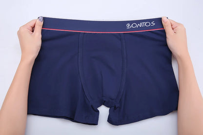Mens Cotton Boxer Shorts - 4-Pack Underwear Set Soft and Comfortable