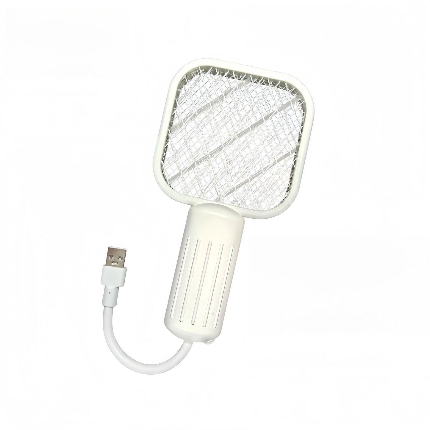 2-in-1 USB Mosquito Killer Lamp Electric Mosquito Swatter Purple Light Mosquito Trap Portable Insect Killer for Home Outdoor Cam