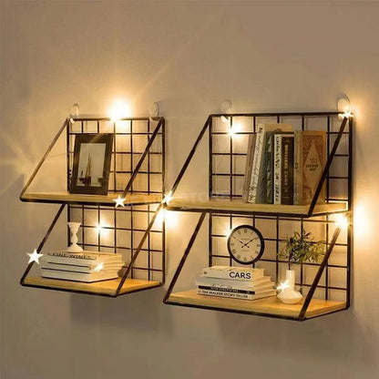 Wooden Spice Rack - Wall-Mounted Kitchen Organizer for Spice Jars - ZOOMNSTORE