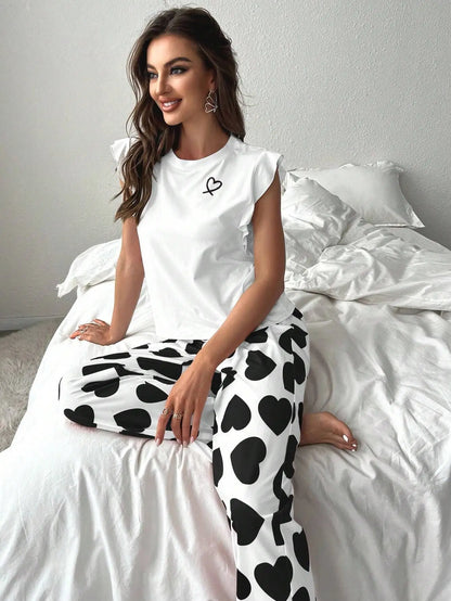 Summer Pajamas Set Women Summer Trousers Sets Pijama Women's Pajama Sleepwear Woman Sleeping Sexy Sleep Lounge Underwear