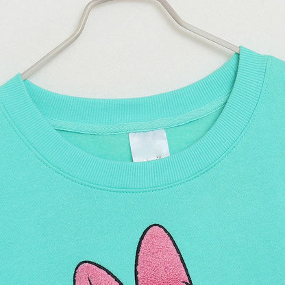 Disney World Disneyland Embroidery Sweatshirt Women Casual Fleece Jumper Mickey Daisy Duck Cartoon Loose Pullover Top O Neck