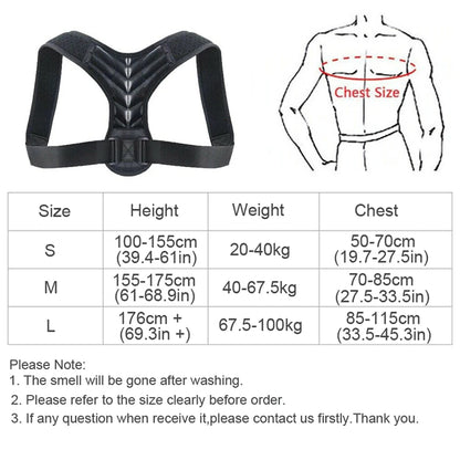 YANBIGUO Back Brace Posture Corrector for Women&Men,Adjustable Upper Back&Shoulder Brace Straightener,Relieve Pain Neck/Shoulder