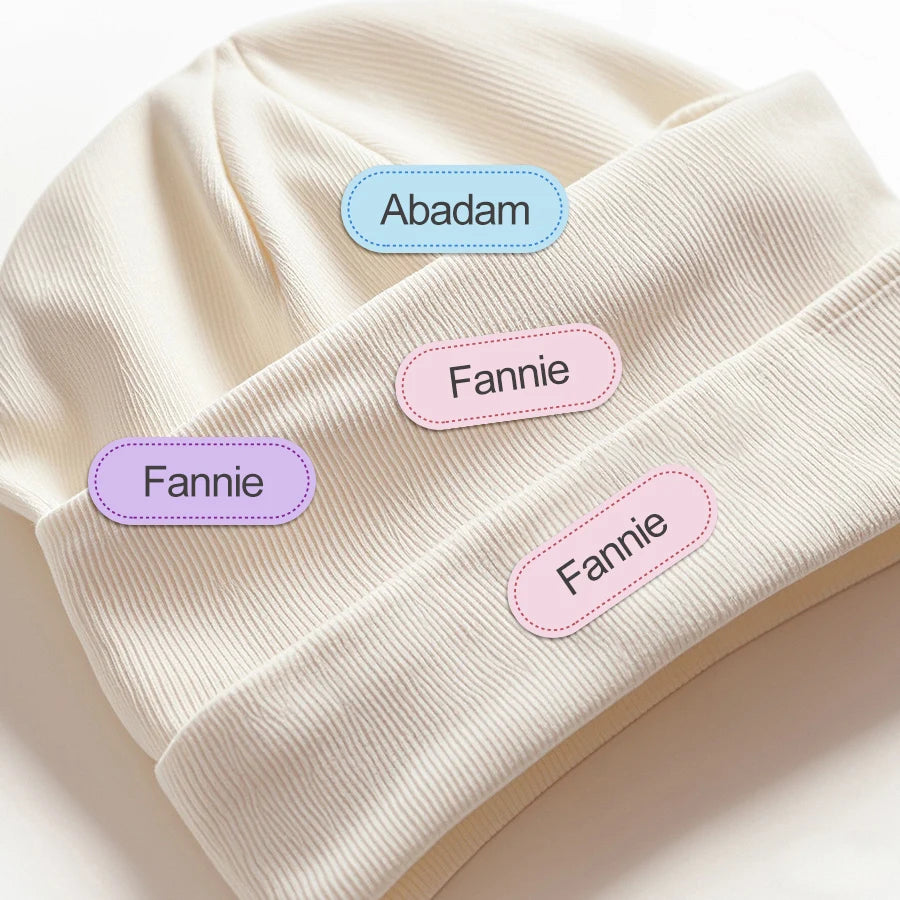 Labels for Ironing-for Cotton-Personalized for School,Sport,Club,Retirement Home,for Clothes,DIY Accessories,Machine Washable