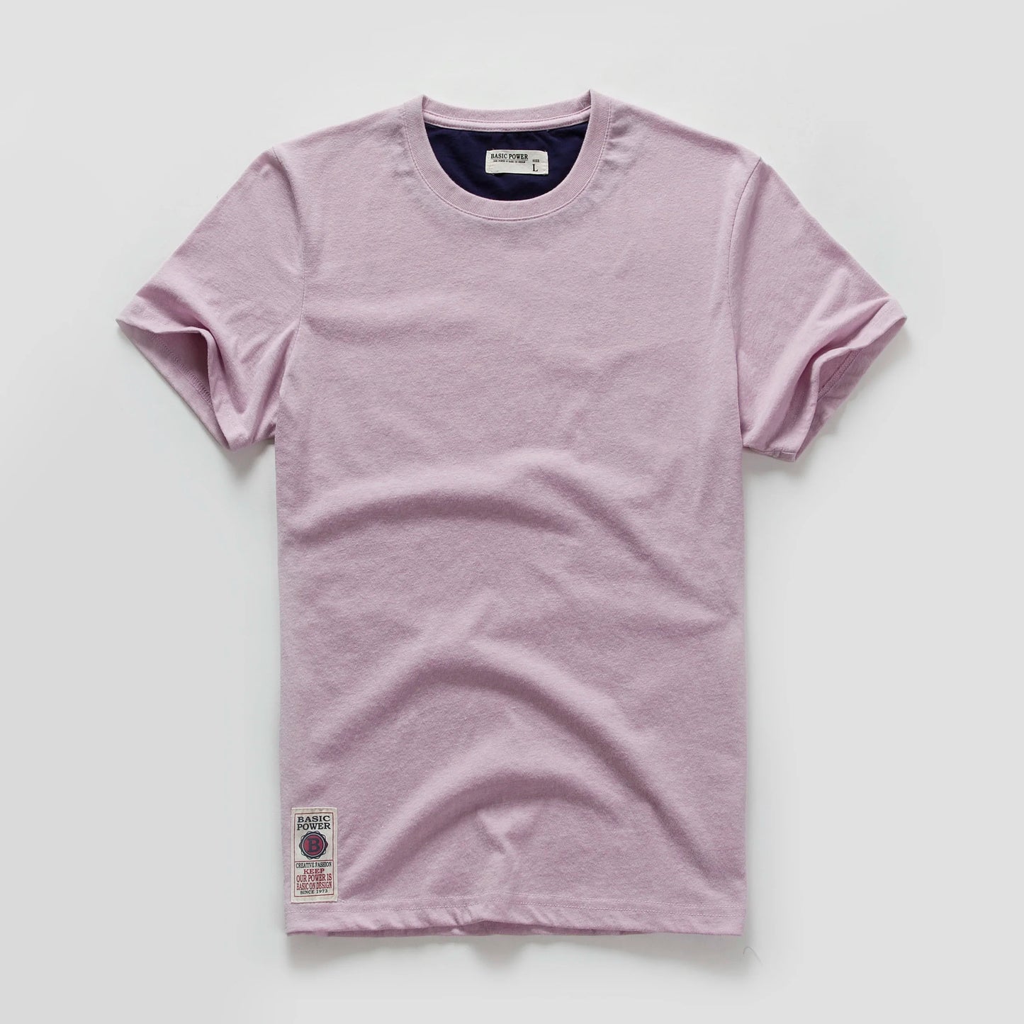 Men's T-shirt Cotton Solid Color t shirt Men Causal O-neck Basic Tshirt Male High Quality Classical Tops