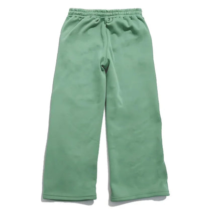 Autumn Winter Man/Woman Jogging Straight Sweatpants Street Style Wide Leg Pants Casual Solid Colors Versatile Loose Men's