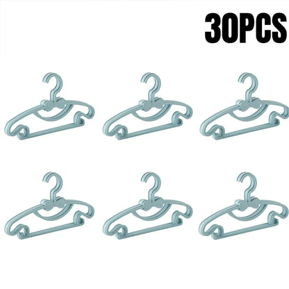 Baby Clothes Hangers - Slim Plastic Nursery Hanger Design | Anti Slip Kids Hangers