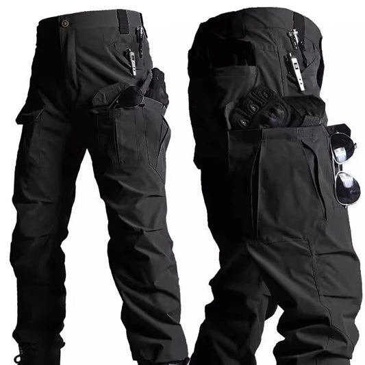 Men's Tactical Cargo Pants, Slightly Stretch Fabric, Soft and Breathable, Multi-Pocket, Suitable for Casual Outings