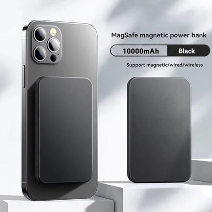 50000mAh Wireless Magnetic Power Bank Charger Fast Charging Portable Charger External Spare Battery For Apple iPhone Android