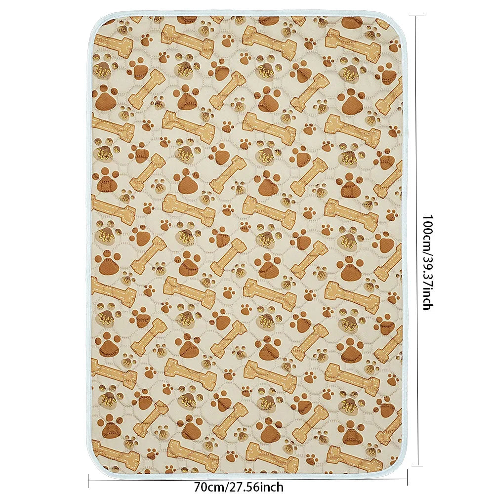 BIAI Winter New non-slip Mat for Pets Waterproof Dog Pee Pad Breathable Cat Mat Washable Pet Diaper Pad High Absorbent Pet Mat