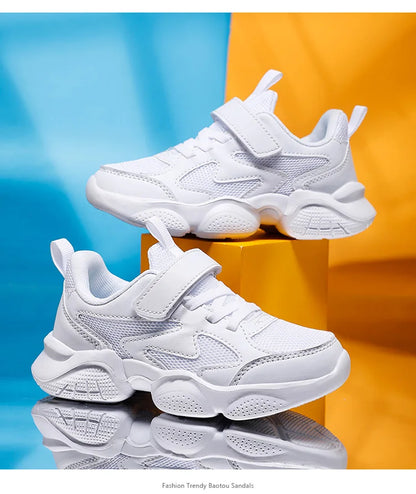Summer Breathable Kids Sneakers Lightweight Running Shoes for Boys Girls Non-slip Children Tennis Casual Walking Footwear
