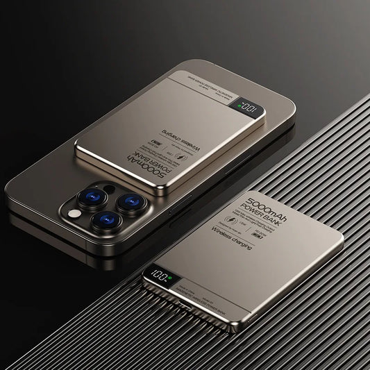 Wireless Fast Charger For Magsafe Magnetic Power Bank Portable External Auxiliary Battery Pack for Apple Xiaomi iPhone 16 15 14