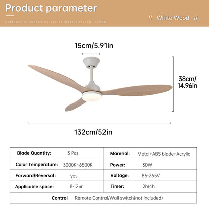 Ceiling Fan With Light,25 Inch/42 Inch/52 Inch Low Profile Ceiling Fan with remote control, For Indoor and Covered Outdoor