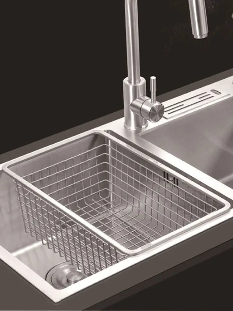 High-End Kitchen Sink Drain Rack - Nano Drying Basket for Tableware  Vegetables - ZOOMNSTORE