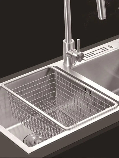 High-End Kitchen Sink Drain Rack - Nano Drying Basket for Tableware  Vegetables - ZOOMNSTORE