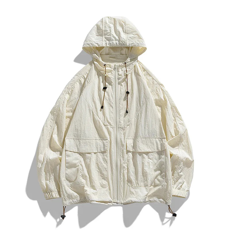 Outdoor Sun Protection Clothing Ultra-thin Anti-ultraviolet Sun Protection Clothing Breathable Sports Workwear Jacket