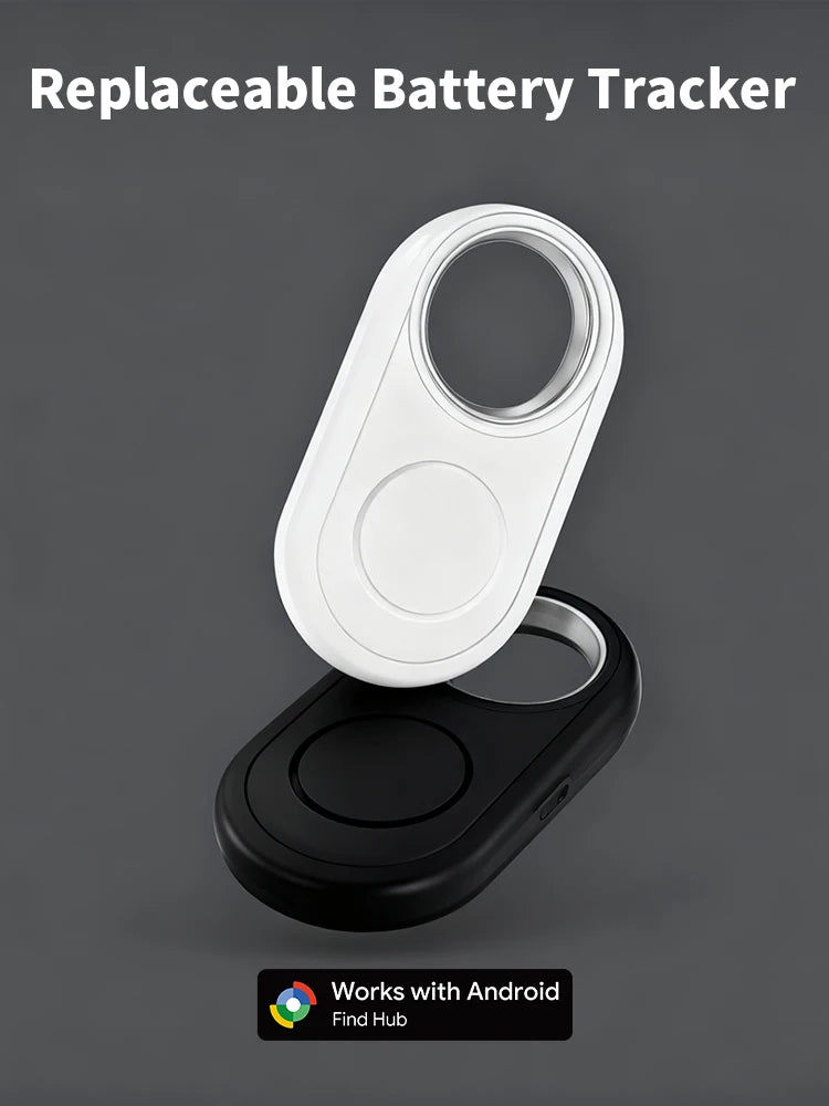 Google Find My Smart Tag Bluetooth Tracker Anti Lost Item Finder Locator for Android Keys Wallet Luggage Pet Replaceable Battery