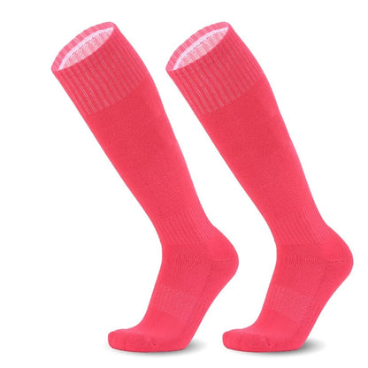 Loogdeel Football Soccer Socks Breathable Sports Rugby Stockings Over Knee High Volleyball Baseball Kids Adults Long Socks