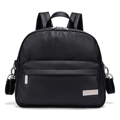 Soboba Stylish Diaper Backpack for Women Solid Fashion Waterproof Large Capacity Multi-funcional Nappy Changing Bag with 2 Strap