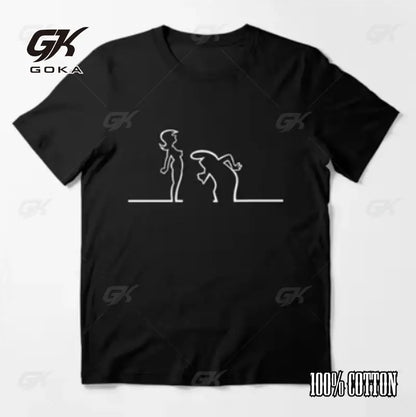 Summer T Shirts for Men Balum La Linea Funny Graphic Tshirt Cotton Comfortable Premium Camisetas Unisex Streetwear Fashion
