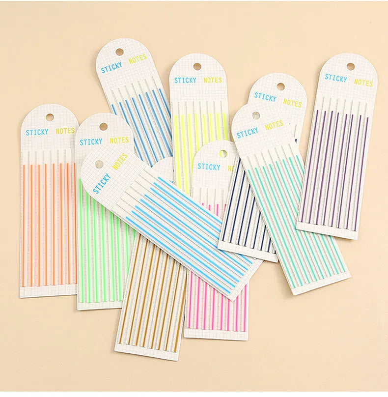 160 Sheets Transparent waterproof Mark Line Index Memo Pad Sticky Notepads Paper Sticker Notes School Supplies Stationery
