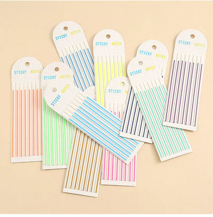 160 Sheets Transparent waterproof Mark Line Index Memo Pad Sticky Notepads Paper Sticker Notes School Supplies Stationery