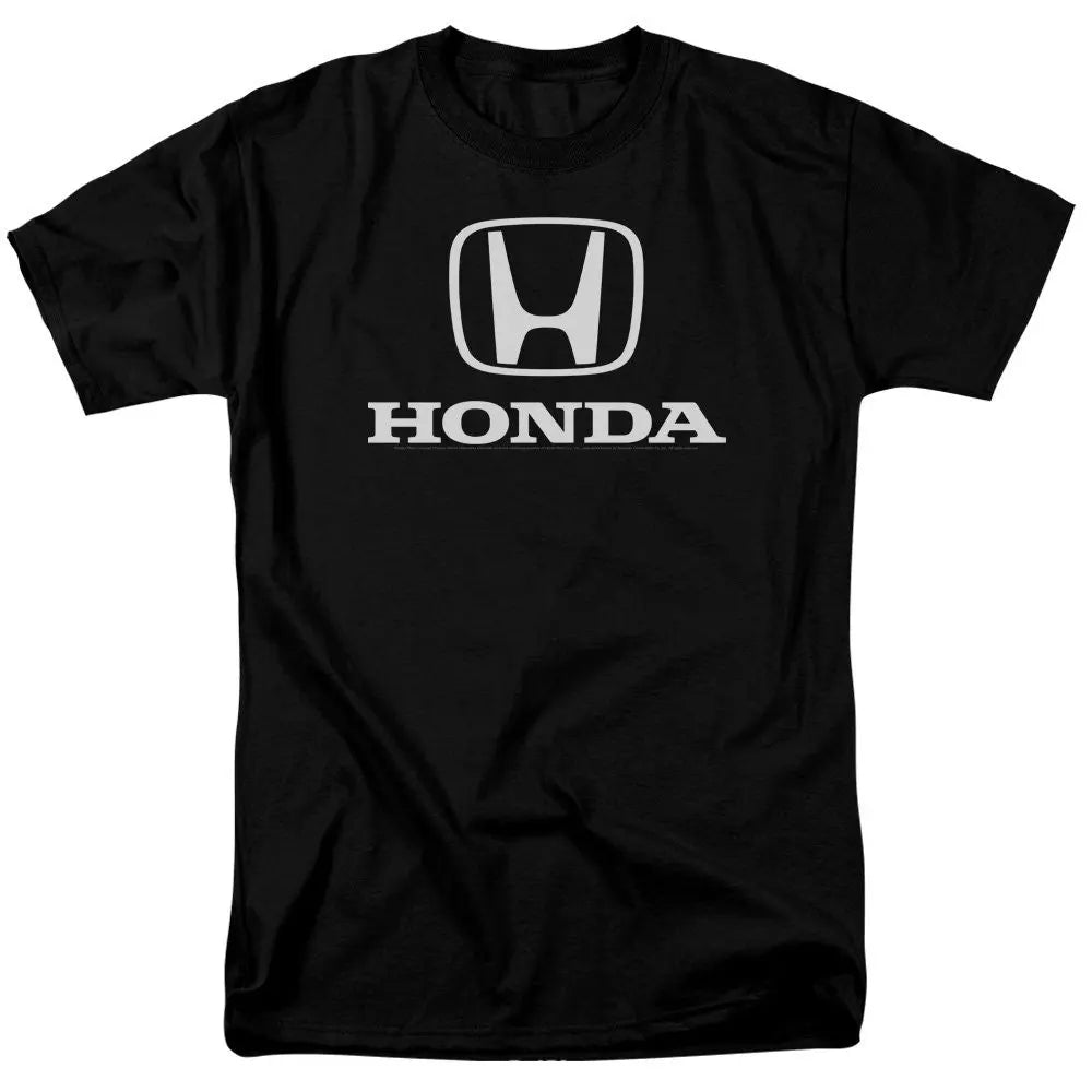 Honda Men's and Women's T-shirt Summer Cotton Tee Honda Standard Logo Short-sleeved Spring and Autumn Motorcycle Cycling Top