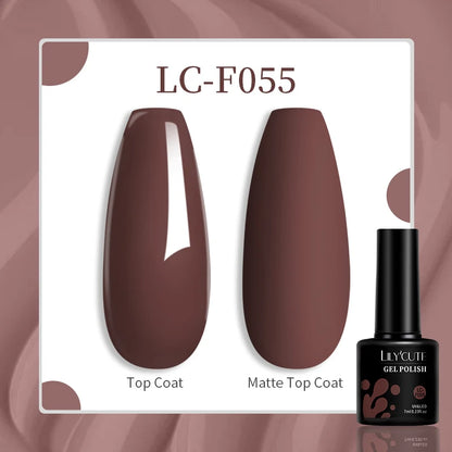 Gel Nail Polish - LILYCUTE UV Gel Varnish 7ML | Soak Off, Long Lasting Colors