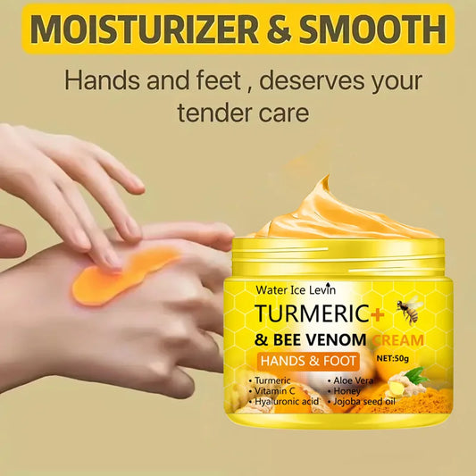 Poison Bee Hand and Foot Cream, a Natural Moisturizing Care Cream for Dry, Flaky Skin, Contains Organic Ingredients, Leaving Skin Soft, Smooth, and Hydrated