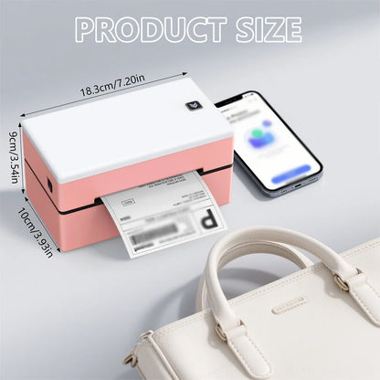 Marklife Thermal Label Printer Marker D200 Bluetooth Shipping Inkless Sticker Printer Compatible with iPhone Android Mac Window