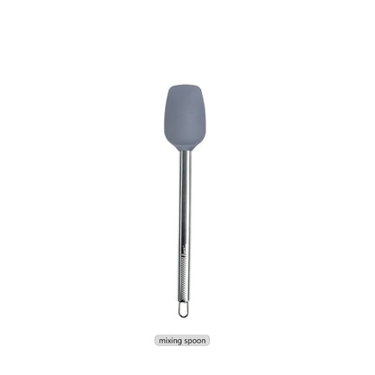 Silicone Kitchen Utensils – Heat Resistant Cooking Tool Sets with Stainless Steel Handle