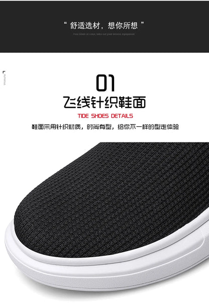 Outdoor Super Light Men Sneakers Fashion Breathable Running Sport Shoes Quality Slip-on Unisex Athletic Footwear 2022 Hot Sale