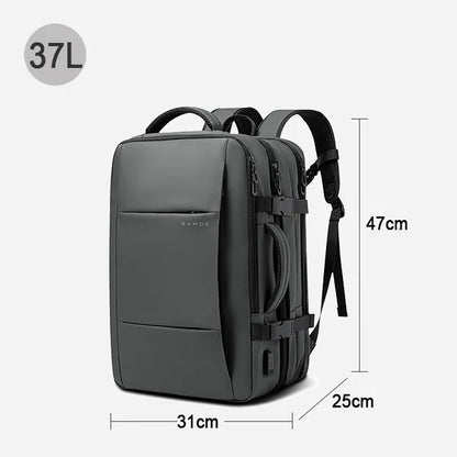 Waterproof Expandable Mens Laptop Backpack - 173 Large Capacity Travel Bag