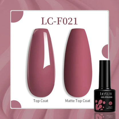 Gel Nail Polish - LILYCUTE UV Gel Varnish 7ML | Soak Off, Long Lasting Colors