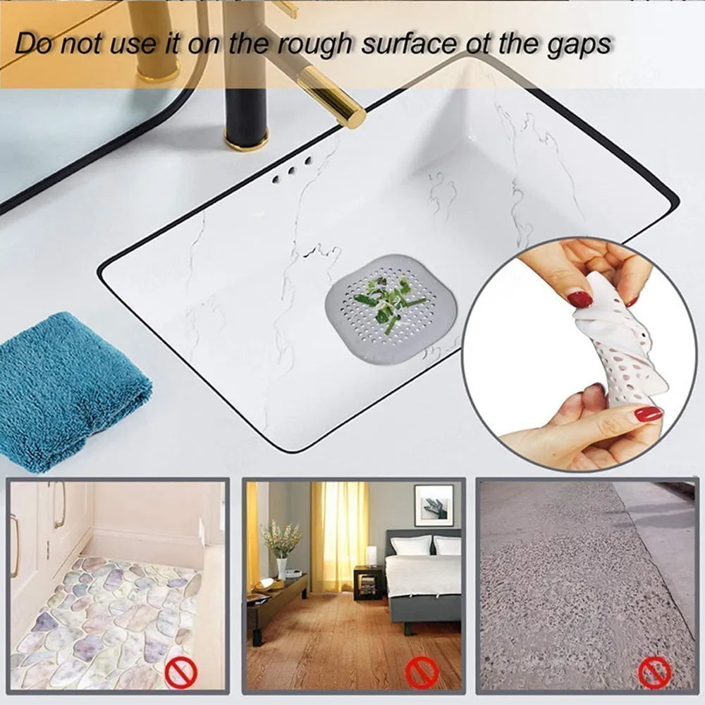 Silicone Sink & Drain Strainer – Hair & Food Catcher for Kitchen & Bath
