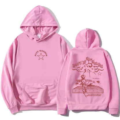 Alex Warren You'll Be Alright, Kid Hoodies Fashion Long Sleeve Hooded Sweatshirts Casual Design Graphic Print Pullovers Unisex
