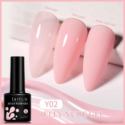 Gel Nail Polish - LILYCUTE UV Gel Varnish 7ML | Soak Off, Long Lasting Colors