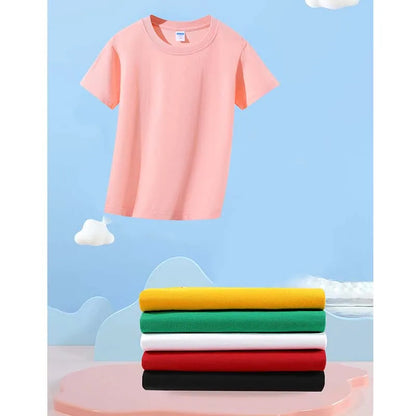 Banana Chicken Print Children T-shirts Summer Casual Fashion Funny Meme Short Sleeve Kids Tops Colorful O-Neck T-shirts