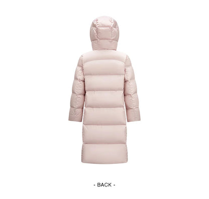 Women Down Jacket - Lightweight Waterproof Winter Coat With Self Heating Lining & Hood