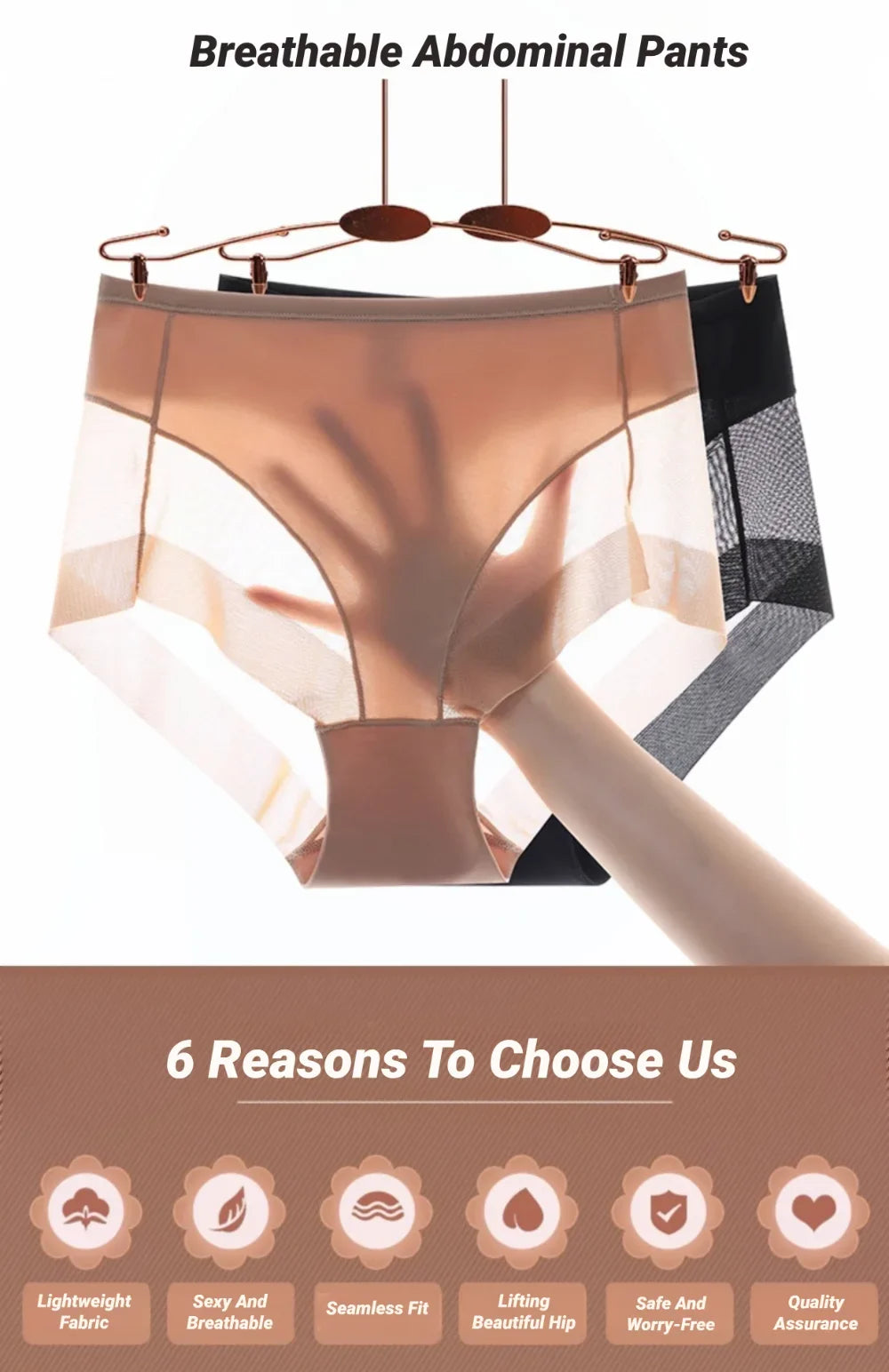Womens Slimming Panties High Waist Ice Silk Tummy Control Briefs Female Trainer Shaping Underpants Butt Lifter Shapewear
