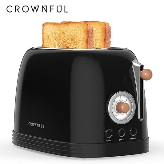 Stainless Steel 2-Slice Toaster - Extra Wide Slots Cancel Defrost  Bagel Functions